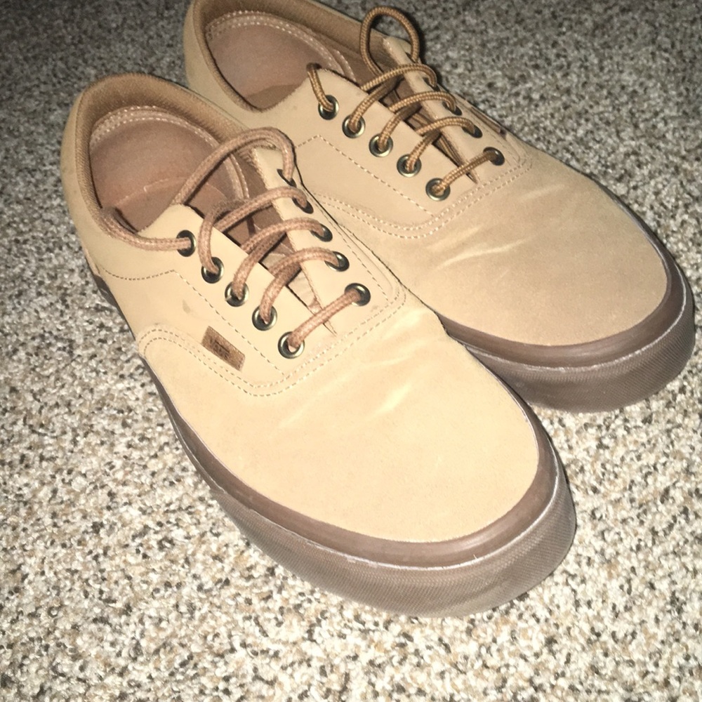 Brown vans shoes